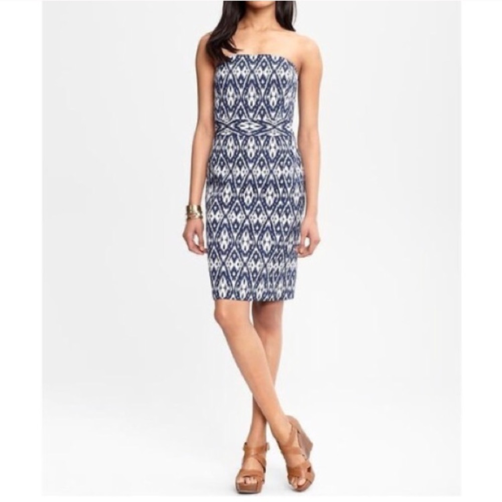 Banana Republic Ikat Strapless Dress